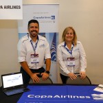 Raphael de Lucca e Cristiane Cortizo, da Copa Airlines