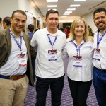 Ricardo Delfin, da Hurb, Paulo Requena, da R11, Cristiane Cortizo e Raphael de Lucca, da Copa Airlines Ricardo Delfin, da Hurb, Paulo Requena, da R11, Cristiane Cortizo e Raphael de Lucca, da Copa Airlines