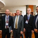 Scott Shawn, David Hodge, e E.J. Richardson, do Consulado Americano, com Roberto Nedelciu, da Braztoa Scott Shawn, David Hodge, e E.J. Richardson, do Consulado Americano, com Roberto Nedelciu, da Braztoa