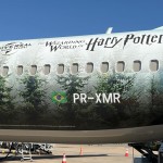 A partir de hoje, 29 de agosto, alguns voos da Companhia para Capital Mundial da Diversão serão realizados por essa aeronave temática