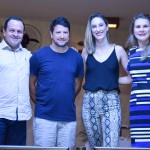 Elias de Oliveira, diretor de Turismo da Secretaria de Bonito; Adonai de Arruda Filho, diretor Geral da BWT; e Karla Cavalcanti, gerente de Mercado da  Fundação do Mato Grosso do Sul; e Juliane Salvadori, secretária de Bonito