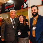 Márcio Santiago, da CVBs, Elenice Zaparoli e Fabio Zelenski, do Visite São Paulo