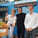 Christine Briso, Steven Van Wijk e Manuel Flahault, da Air France-KLM