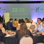 Com 25 minutos por rodada, os associados foram guiados por facilitadores voluntários