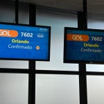 Confirmação do voo na nova aeronave da Gol em parceria com a Universal