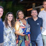 Daniel Bicudo e Giulliana Mesquita, da Azul Viagens, com Maria Isabel, da Belvitur Viagens e Turismo, Ricardo Bezzera, da Azul e Rodrigo Galvão, do Transamérica Comandatuba Daniel Bicudo e Giulliana Mesquita, da Azul Viagens, com Maria Isabel, da Belvitur Viagens e Turismo, Ricardo Bezzera, da Azul e Rodrigo Galvão, do Transamérica Comandatuba