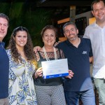 Daniel Bicudo e Giulliana Mesquita da Azul Viagens, com Rosangela Maria Bertassini, da R.M. Bertassini, Ricardo Bezzera, da Azul e Rodrigo Galvão, do Transamérica Comandatuba Daniel Bicudo e Giulliana Mesquita da Azul Viagens, com Rosangela Maria Bertassini, da R.M. Bertassini, Ricardo Bezzera, da Azul e Rodrigo Galvão, do Transamérica Comandatuba