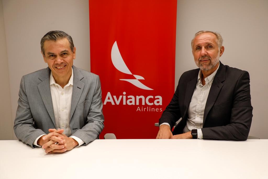 David Aleman, diretor de Vendas da Avianca para América do Sul, e Gustavo Esusy, gerente Comercial Avianca para o Brasil Eric Ribeiro