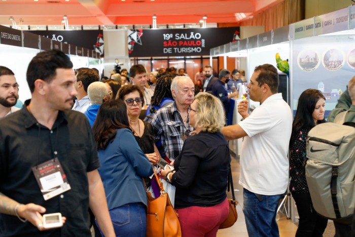 Primeiro dia de evento já tem corredores movimentados na primeira edição pós pandemia (Foto: Eric Ribeiro)