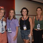 Elisangela Souza, da Elite Turismo, Giovanna Vargas, da Infinity Turismo, Ana Paula Garcia, da Sentido Viagens e Claudia Ogrizek