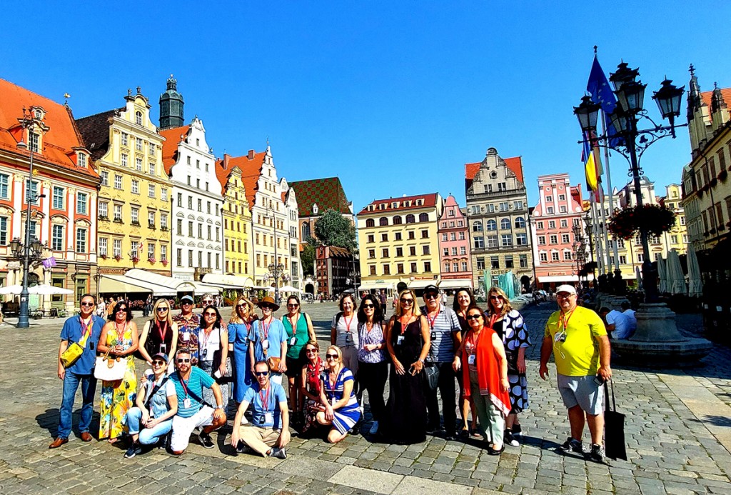 Famtour da Flot Viagens leva agentes de viagens à Polônia; veja fotos 1 Grupo Famtur Flot Viagens em Wroclaw