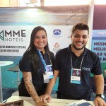 Ianne Amanajás, setor de reservas, Hugo Cunha, supervisor de RM, MME Hotéis