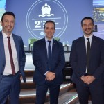 Ignacio Palacios, Adrian Ursili e Eduardo Mariani, da MSC Brasil