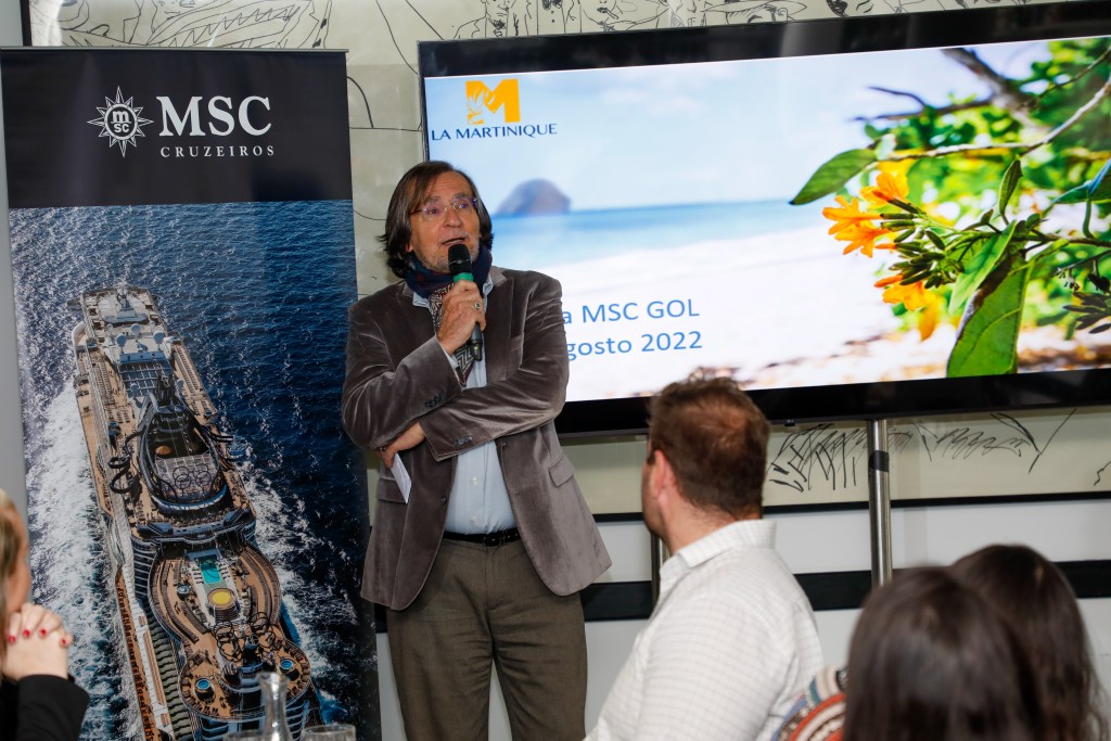 MSC lança pacote com voos fretados para o Caribe Sul e Antilhas durante evento em SP; veja fotos Jean-Phelip Perol, da Martinica