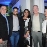 João Gonçalves, da NCL, Marcos Motta, da Teresa Perez, Flavia Cruz, da New Age, e Andre Mercanti e Ludmila Vieira, da NCL