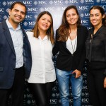 Marisa Couto, Flávio Couto e Júlia Lima, Best Cruzeiros, com Elizangela Silva, da MSC Cruzeiros