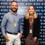 Ricardo Recchia e Amanda Welsch, da Gol Ricardo Recchia e Amanda Welsch, da Gol