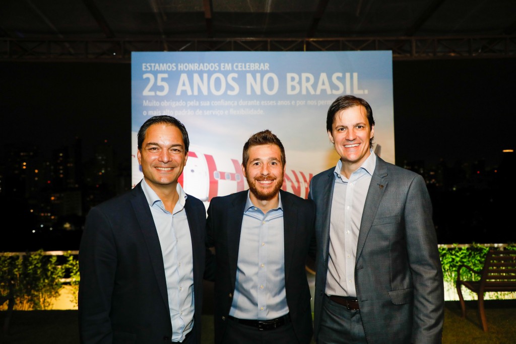 Delta: aprovação de JV com Latam nos EUA deve sair a “qualquer momento”, diz Macagno 1 Rodrigo Bertola, diretor Sulamerica, Danilo Barbizan, gerente Brasil, e Luciano Macagno, diretor comercial da América Latina, Sul da Flórida e Caribe