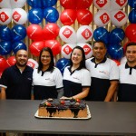 Rodrigo Vieira, Meire Carvalho, Fernanda Polizeli, Tiago Silva e Renato Rosa