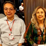 Ruben Liem da Kaisen Viagens e Márcia Siufi da Marconi Turismo