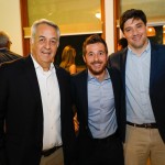 Sylvio Ferraz e Diego Sienra, da CVC Corp, e Danillo Barbizan, da Delta Sylvio Ferraz e Diego Sienra, da CVC Corp, e Danillo Barbizan, da Delta