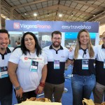 Valter Onishi, gerente de vendas geral, Verônica Coutinho, executiva Pernambuco, Renato Alves, diretor, Cinthya Costa, gerente regional NorteNoroeste, da ViagensPromo, e  Ary Xavier, ETS