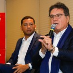 Rodolfo Marinho, secretário Municipal de Turismo, Vinícius Lummertz, secretário de turismo do estado de São Paulo
