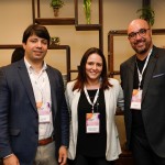Jorge Chaves e Amanda Brandao, do Hotéis Othon, e Cadu Cordeiro, consultor