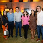 Alice Becco, Christian Toffalini, da Mais Contagem, Fabrício Amaral, Vanessa Leal, Pamela Alves e Antônio Baptista, presidente da Empetur