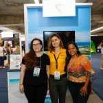 Andrea Dias, Juanita Gomez e Anne Raphaely, do Destino Bahamas