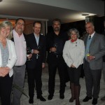 Annette Taeuber, Guilherme Campos, Eduardo Barbosa, Roberto Nedelciu, da Braztoa, Adriana Martins, do visitBerlin, Gilberto Nogueira, da Alternatur, e Frederico Levy, da GSP Travel Annette Taeuber, Guilherme Campos, Eduardo Barbosa, Roberto Nedelciu, da Braztoa, Adriana Martins, do visitBerlin, Gilberto Nogueira, da Alternatur, e Frederico Levy, da GSP Travel