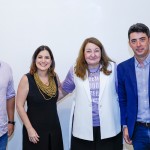 Antônio Baptista, presidente da Empetur, Milu Megale, secretaria de turismo do estado de Pernambuco, Magda Nassar, presidente da Abav Nacional, e Fabrício Amaral, presidente do Fornatur