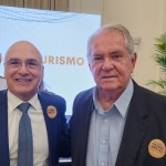 Antônio de Queiroz, presidente Fecomério RJ, e Roy Taylor, presidente do M&E Antônio de Queiroz, presidente Fecomério RJ, e Roy Taylor, presidente do M&E