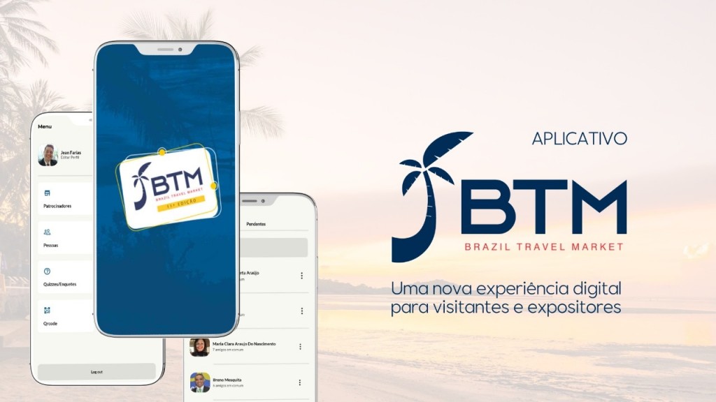 Brazil Travel Market 2022 terá aplicativo exclusivo para visitantes e expositores 1 AplicativoBTM