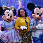 Barbara Modenesi, com Mickey e Minnie Barbara Modenesi, com Mickey e Minnie