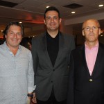 Bernardo Cardoso, do Turismo de Portugal, Carlos Antunes, da TAP, e Miguel Gonzaga, do Turismo de Lisboa