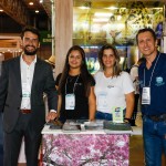 Bruno Wendling, da Fundtur, Mercia Rodrigues, da Agëncia Arauna, Pollyana Cavalheiro, do Hotel Arauna, e João Behrendt