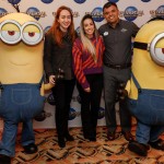 Carolina Ercoli, Marcela Nogueira e Renato Gonçalves, da Universal