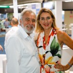 Celso Guelfi, da GTA, e Luciane Leite, do Turismo de Ilhabela