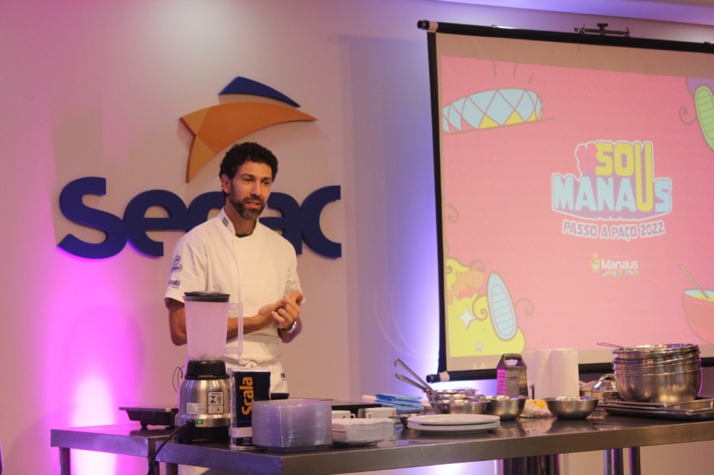 Chef Rodrigo Oliveira ministrou Auna Show