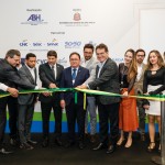 Corte da fita que inaugurou o Conotel e Equipotel 2022