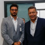 Daniel Pereira, da Equipotel, e Alexandre Sampaio, da FBHA