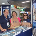 Estande do MSC Cruzeiros