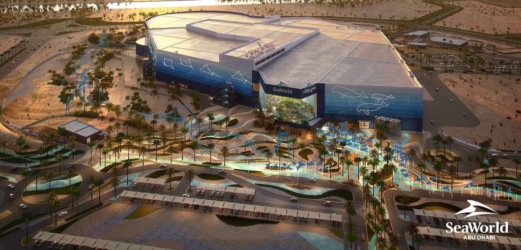 Com cinco andares e indoor, SeaWorld Abu Dhabi será inaugurado em 2023 3 SeaWorld Abu Dhabi External Render (PRNewsfoto/Miral)