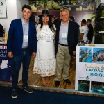 Fabricio Amaral, presidente do Fornatur, Rosangela Marçal e Antonio Marçal, de Caldas Novas