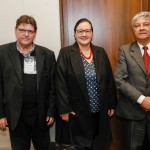 Fernando Ferrero, da Setur-BA, Mariana Aldrigui, da Fecomercio, e Márcio Santiago, presidente da Federação de CVBs Fernando Ferrero, da Setur-BA, Mariana Aldrigui, da Fecomercio, e Márcio Santiago, presidente da Federação de CVBs