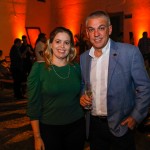 Fernando Santos, presidente da Abav SP-Aviesp, acompanhado de sua esposa Michelle Martinussi