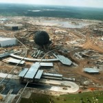 Construção do Epcot em 1981 Construção do Epcot em 1981