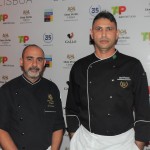 Gil Martins, chef do Dom Pedro Lisboa, e Antonio Passos, chef do Windsor Brasilia