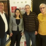 Guilherme Campos, da Flot, Jéssica Sanchez, do Sernatur, Isaías Pereira e Abel Ferreira, também da Flot Guilherme Campos, da Flot, Jéssica Sanchez, do Sernatur, Isaías Pereira e Abel Ferreira, também da Flot